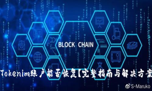 Tokenim账户能否恢复？完整指南与解决方案